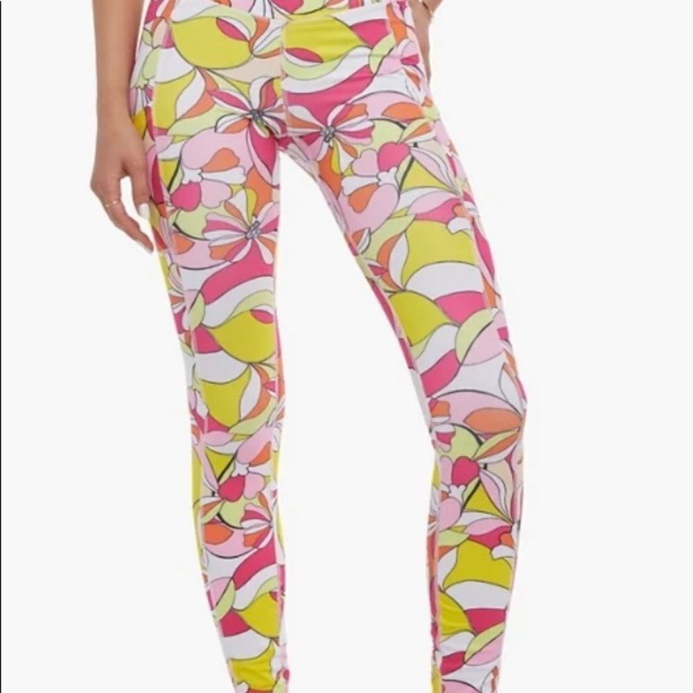 Justfab active high waisted and sculp full length pocket leggings S nwt